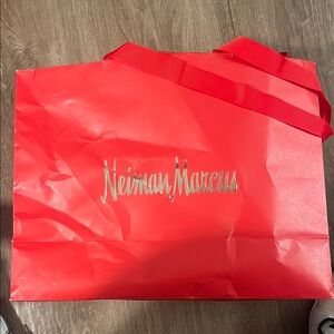 Neiman Marcus Bold Red Tote